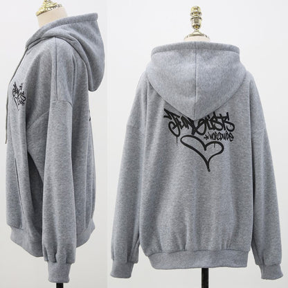 バック ハートロゴ フード スウェット ジョガーパンツ 起毛 SET