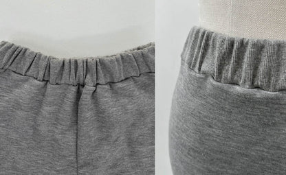 バルーンスリーブ スウェット スリム フレア パンツ SET 起毛