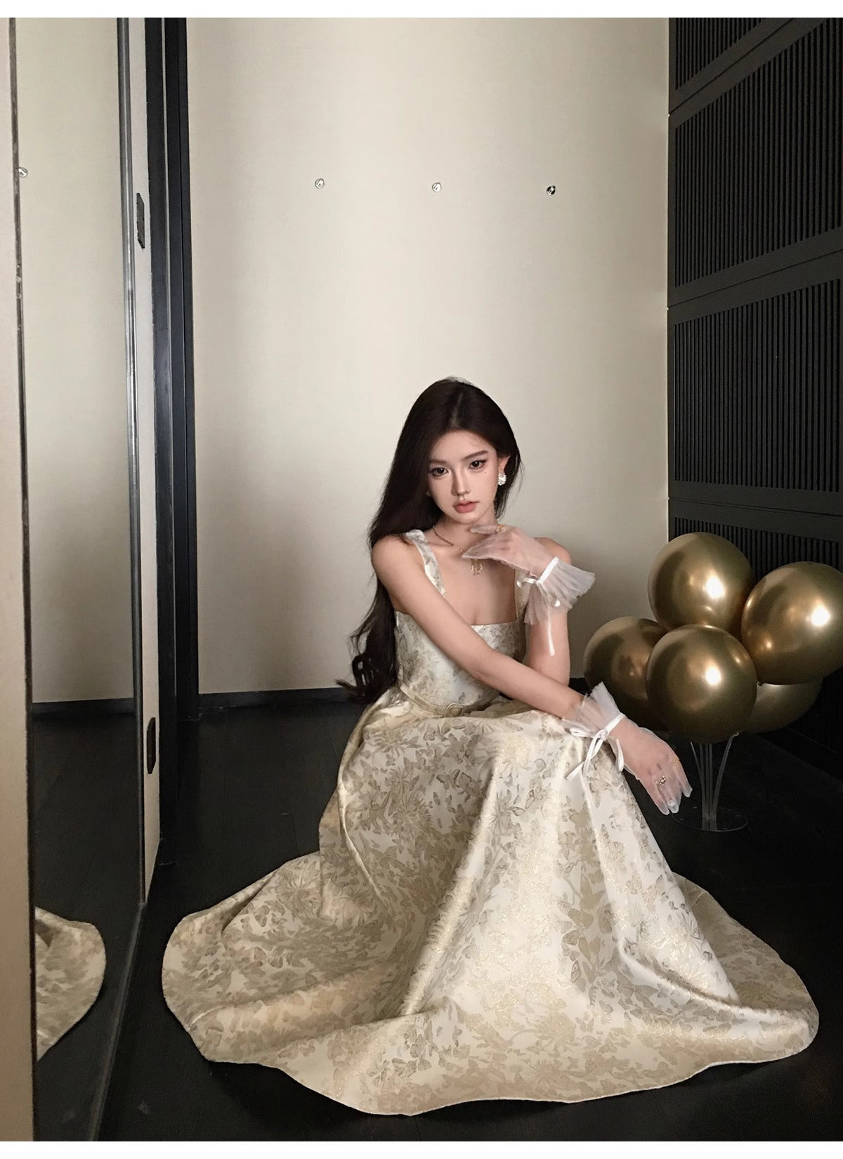 キャミソールワンピース ドレス パーティー 演奏会 結婚式
