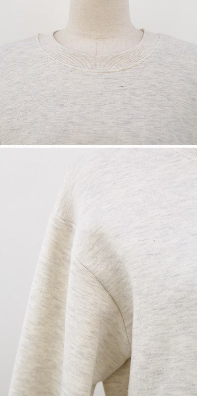 フレンチ スウェット× キルティング 起毛 ワンピース 全2色